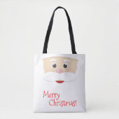 Frohe Weihnachten Weihnachten mit Schneeflocken Tasche (Vorderseite)