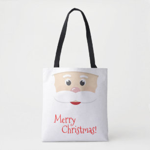 Frohe Weihnachten Weihnachten mit Schneeflocken Tasche