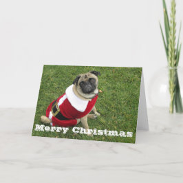 Frohe Weihnachten Weihnachten Mops