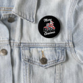 Frohe Weihnachten Weihnachten Motorrad-Liebe Button (Beispiel)