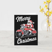Frohe Weihnachten Weihnachten Motorrad-Liebe Karte (Gelbe Blume)
