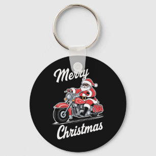 Frohe Weihnachten Weihnachten Motorrad-Liebe Schlüsselanhänger