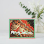 Frohe Weihnachten Weihnachten nach Überquerung Postkarte (Stehend Vorderseite)