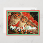 Frohe Weihnachten Weihnachten nach Überquerung Postkarte (Vorne/Hinten)