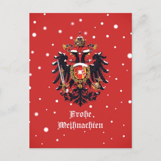 "Frohe Weihnachten" Weihnachten Postkarte (Vorderseite)