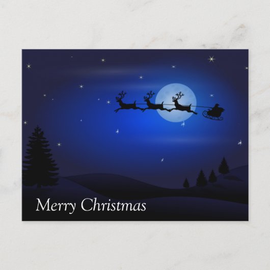 Frohe Weihnachten Weihnachten Postkarte (Vorderseite)