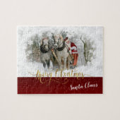 Frohe Weihnachten Weihnachten Puzzle (Horizontal)