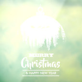 Frohe Weihnachten Weihnachten Sleigh Ornament Holi Fensteraufkleber (Blatt 3)