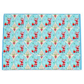 Frohe Weihnachten Weihnachten Tennis spielen Große Geschenktüte (Vorderseite)