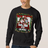Frohe Weihnachten Weihnachten Truck Niedlich Weihn Sweatshirt (Vorderseite)