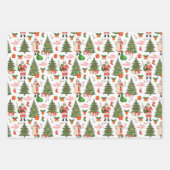 Frohe Weihnachten Weihnachten Überprüfung seiner L Geschenkpapier Set (Vorderseite 2)