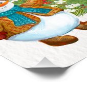 Frohe Weihnachten Weihnachten und Frau Claus Poster (Ecke)