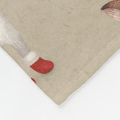 Frohe Weihnachten Weihnachten und Freunde Fleecedecke (Ecke)