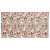 Frohe Weihnachten Weihnachten und Freunde Kissenbezug (Vorderseite-Links)