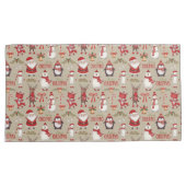 Frohe Weihnachten Weihnachten und Freunde Kissenbezug (Vorderseite-Rechts)