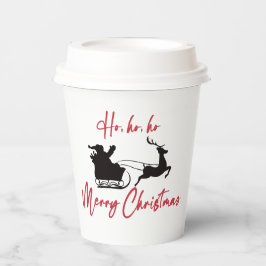 Frohe Weihnachten Weihnachten und Reindeer Pappbecher