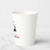 Frohe Weihnachten Weihnachten und Reindeer Pappbecher (Links)