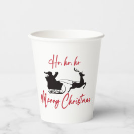 Frohe Weihnachten Weihnachten und Reindeer Pappbecher