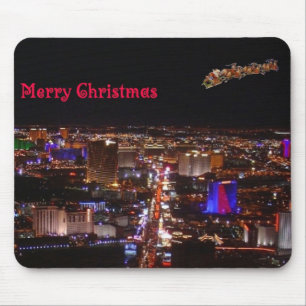 Frohe Weihnachten Weihnachten und Reindeers Las Ve Mousepad