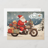 Frohe Weihnachten Weihnachten Weihnachten auf Moto (Vorne/Hinten)