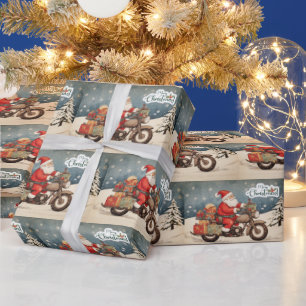 Frohe Weihnachten Weihnachten Weihnachten auf Moto Geschenkpapier