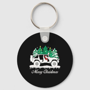 Frohe Weihnachten Weihnachten Weihnachten Auto 4x4 Schlüsselanhänger