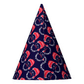 Frohe Weihnachten Weihnachten Weihnachten Merry &  Partyhütchen (Rückseite)