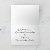 Frohe Weihnachten Weihnachten Weihnachten Ornament Karte (Innenseite)