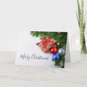 Frohe Weihnachten Weihnachten Weihnachten Ornament Karte (Vorderseite)