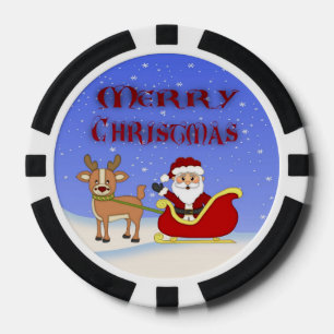 Frohe Weihnachten Weihnachten Weihnachten Poker Ch Pokerchips