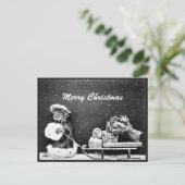 Frohe Weihnachten Weihnachten Weihnachten Postkarte (Stehend Vorderseite)