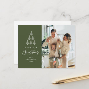 Frohe Weihnachten, Weihnachten, Weihnachten Tree F Postkarte