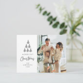 Frohe Weihnachten, Weihnachten, Weihnachten Tree F Postkarte (Stehend Vorderseite)