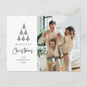 Frohe Weihnachten, Weihnachten, Weihnachten Tree F Postkarte (Vorderseite)