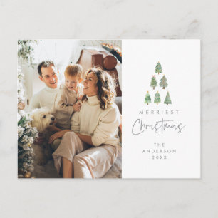 Frohe Weihnachten, Weihnachten, Weihnachten Tree F Postkarte