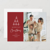 Frohe Weihnachten, Weihnachten, Weihnachten Tree F Postkarte (Vorne/Hinten)