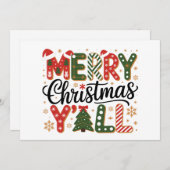 Frohe Weihnachten Weihnachten Weihnachten Weihnach (Vorne/Hinten)