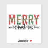 Frohe Weihnachten Weihnachten Weihnachten Weihnach Aufkleber (Blatt)