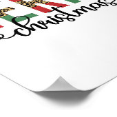 Frohe Weihnachten Weihnachten Weihnachten Weihnach Poster (Ecke)