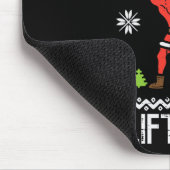 Frohe Weihnachten Weihnachten Weihnachten Workout Mousepad (Ecke)