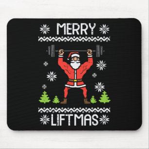 Frohe Weihnachten Weihnachten Weihnachten Workout  Mousepad