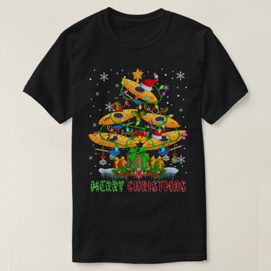 Frohe Weihnachten Weihnachten Weihnachtsboote Xmas T-Shirt (Design vorne)