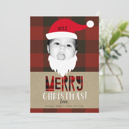 Frohe Weihnachten Weihnachten Weihnachtsfeiertag N Einladung (Stehend Vorderseite)