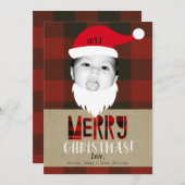 Frohe Weihnachten Weihnachten Weihnachtsfeiertag N Einladung (Vorne/Hinten)