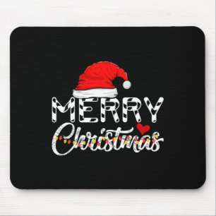 Frohe Weihnachten Weihnachten Weihnachtsmann Famil Mousepad