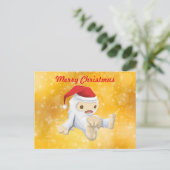 Frohe Weihnachten - Weihnachten Yeti in Weihnachts (Stehend Vorderseite)