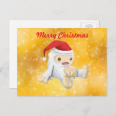 Frohe Weihnachten - Weihnachten Yeti in Weihnachts (Vorne/Hinten)