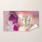 Frohe Weihnachten, Weihnachts-Ornamente Balls Badhandtuch Set (Handtuch)