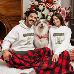 Frohe Weihnachten, Weihnachts-Rentiere Hoodie