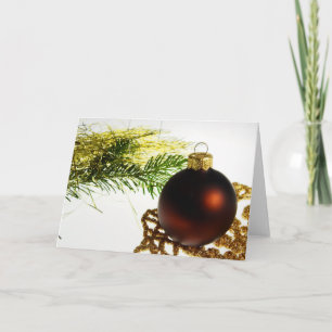 Frohe Weihnachten, Weihnachtsbällchen Feiertagskarte